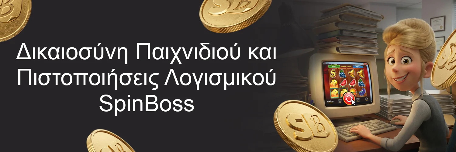Δικαιοσύνη Παιχνιδιού και Πιστοποιήσεις Λογισμικού SpinBoss Δικαιοσύνη Παιχνιδιού και Πιστοποιήσεις Λογισμικού SpinBoss